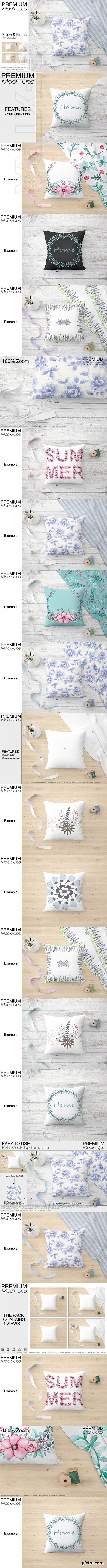 Pillow & Fabric Set
