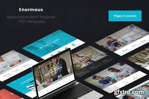 Enormous Pages & Layouts PSD Template