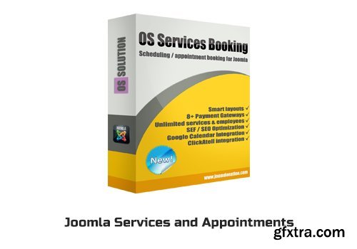 OS Services Booking v2.6.0 - Joomla Services and Appointments