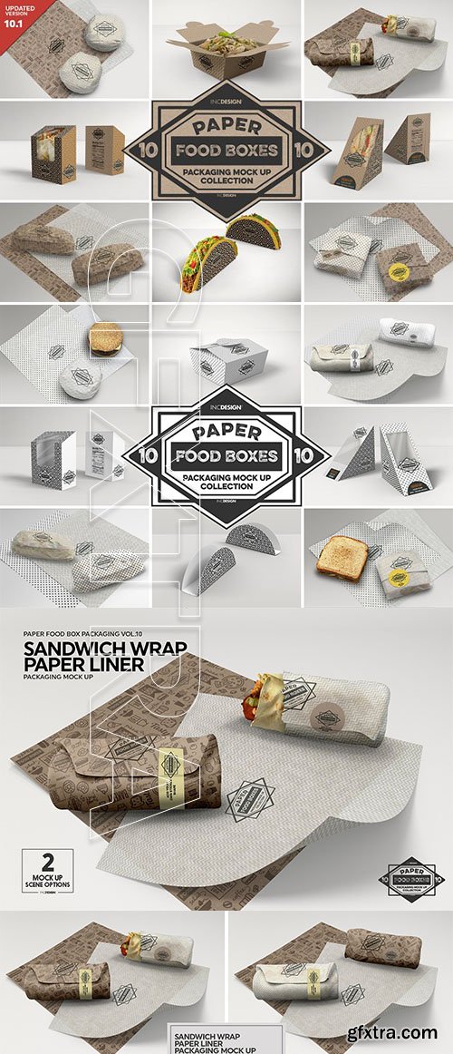 GraphicRiver - Food Box Packaging Mockups VOL 10 22018788
