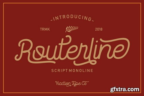 Routerline Font Family