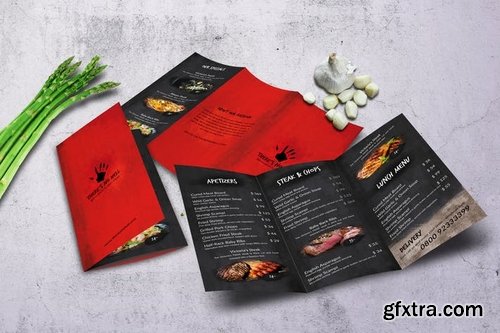 There\'s no Hell Tri-Fold Menu A4 & US Letter