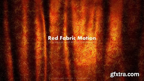 Videohive Red Golden Fabric 3 21141279