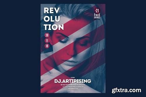Revolution Music Flyer Poster