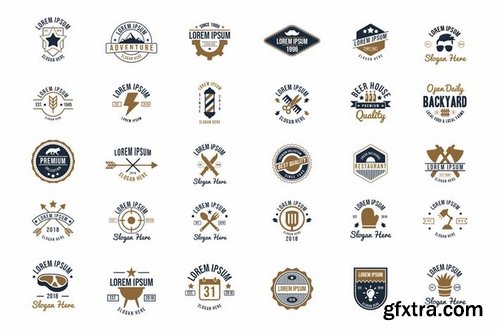 30 Vintage Logos and Badges Vol2