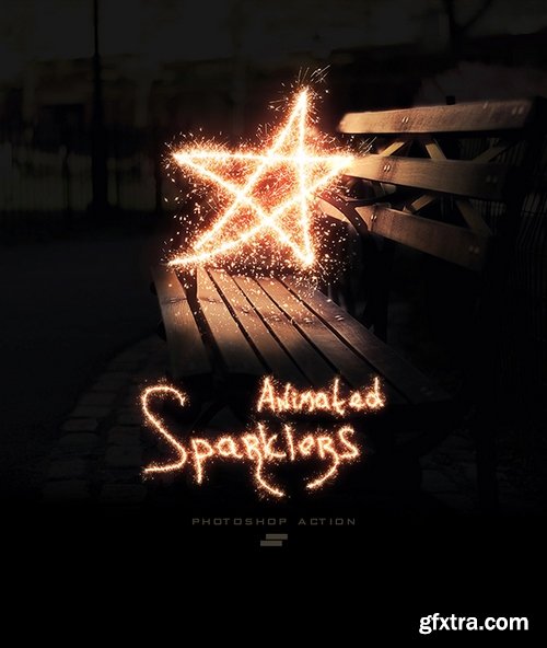 Graphicriver - Gif Animated Sparkler Photoshop Action 18984546