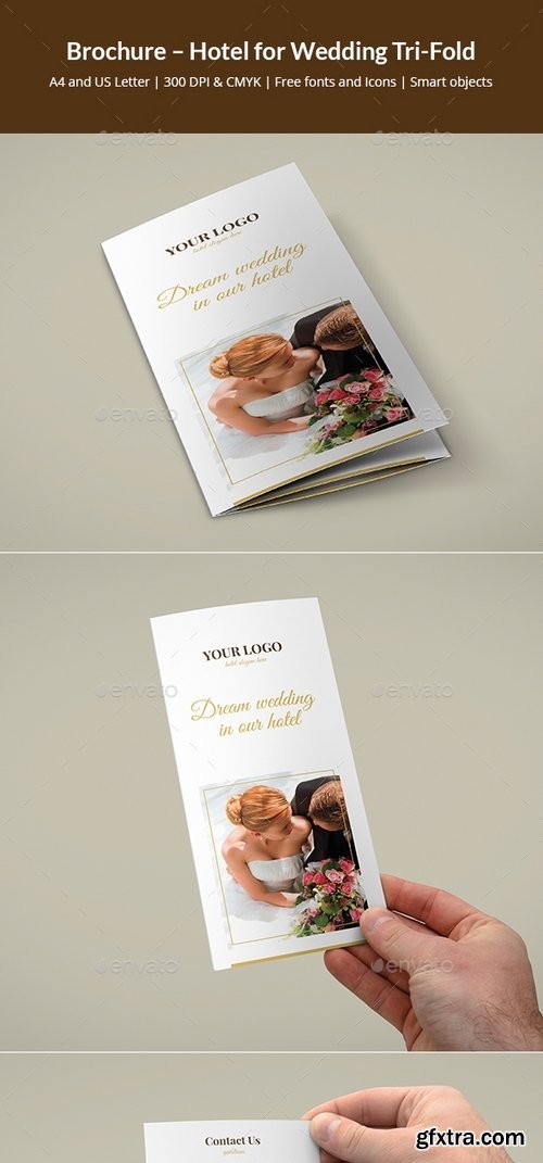 GraphicRiver - Brochure – Hotel for Wedding Tri-Fold 19527312