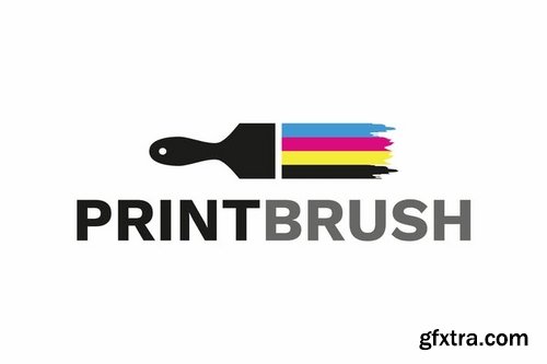 Print Brush - Logo Template