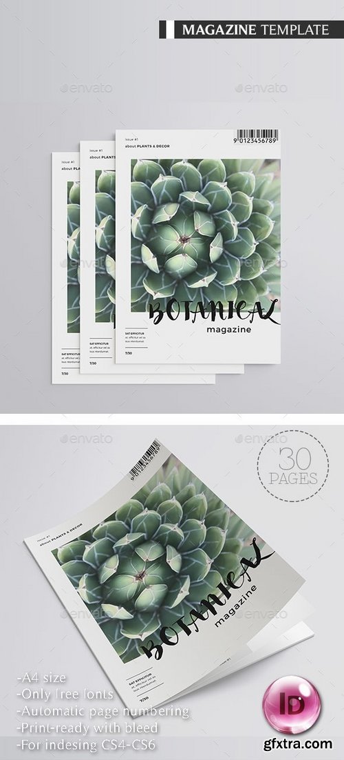 GraphicRiver - Botanical Magazine 30 pages 17241663