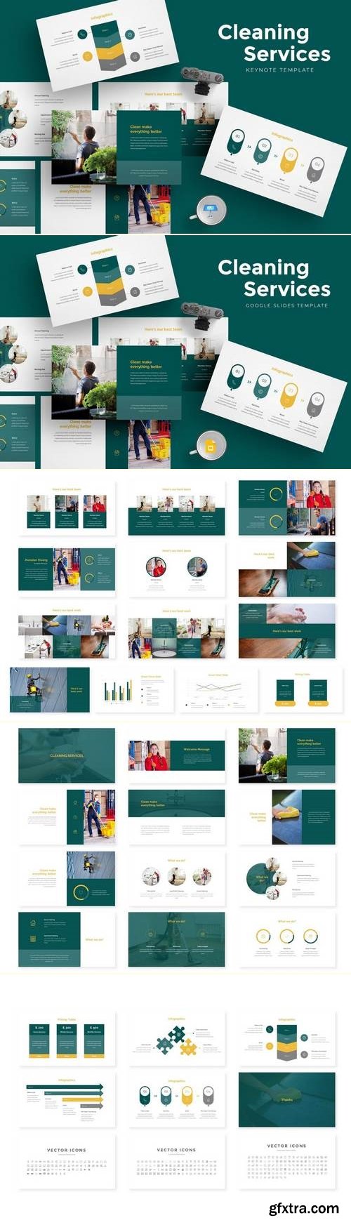 Cleaning Services Keynote & Google Slides Template