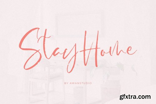 StayHome Font