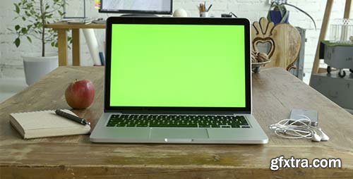 Videohive - Laptop Green Screen For Mock Up - 13114745