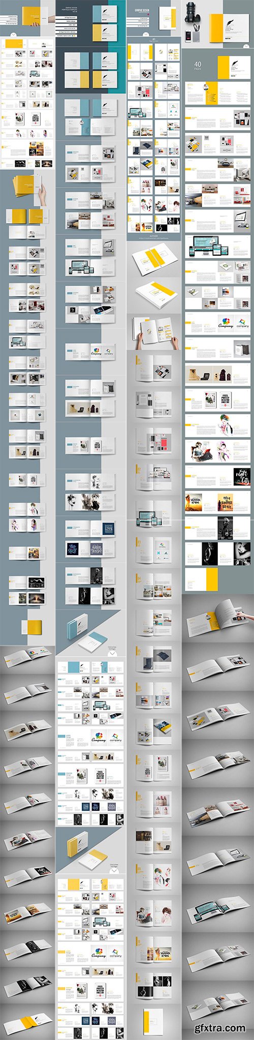 Graphic Design Portfolio Template Bundle
