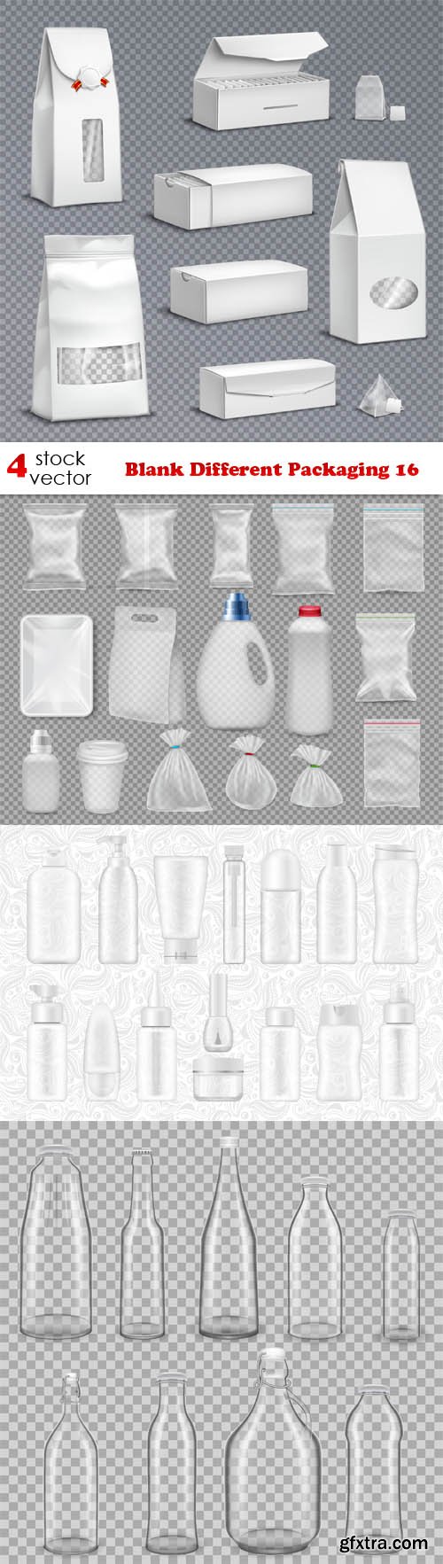 Vectors - Blank Different Packaging 16