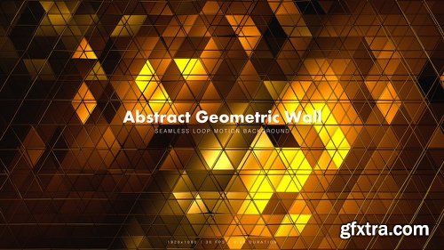 Videohive Abstract Geometric Wall 2 21434323