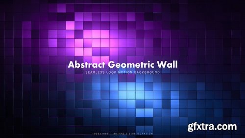 Videohive Abstract Geometric Wall 4 21464312
