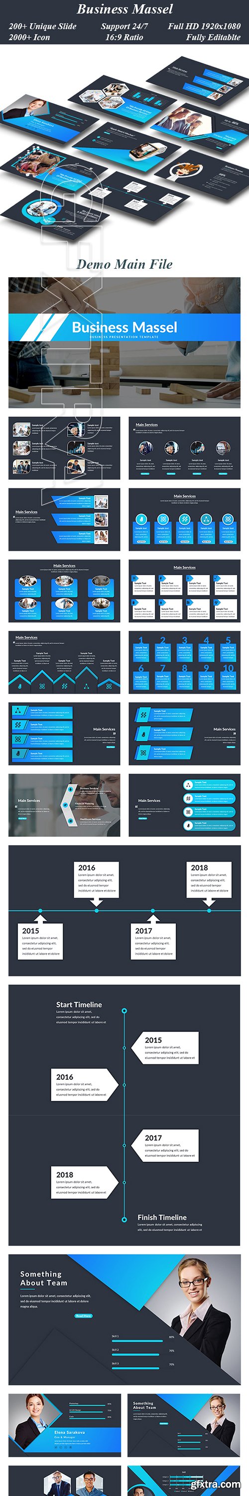 GraphicRiver - Business Massel PowerPoint Template 22301709