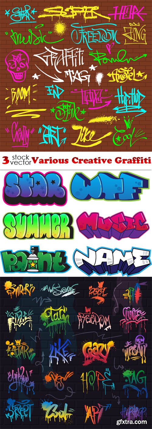 Vectors - Various Creative Graffiti