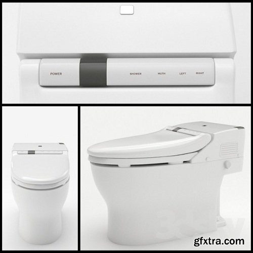 Toilet Bidet 3d Model