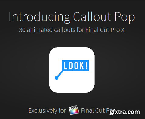 Stupid Raisins - Callout Pop v1 for Final Cut Pro X macOS
