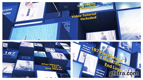 Videohive 3d Mosaic Corporate Intro 21246249