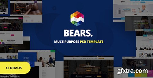 ThemeForest - Bear\'s - Multi-Purpose Business PSD Template 21049631