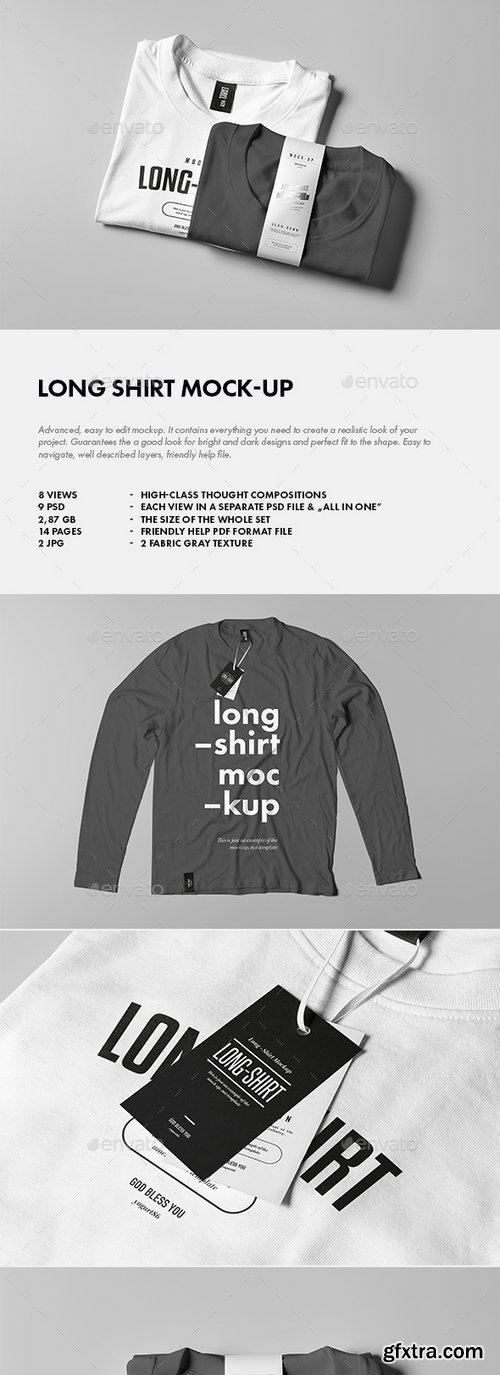 GraphicRiver - Long Shirt Mock-up 14738798