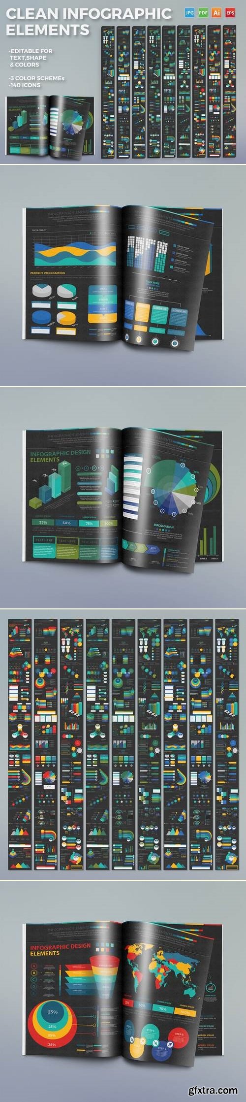 Clean Infographics