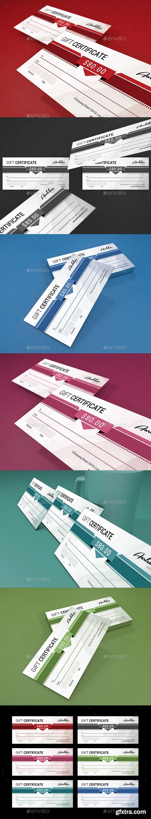 Graphicriver - Colorfull Gift Certificate 18147231