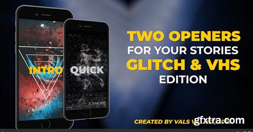 Stories - Glitch & VHS Edition - Premiere Pro Templates 95213