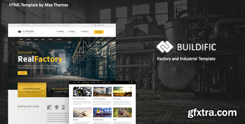 ThemeForest - Buildific v1.0 - Factory and Industrial HTML Template - 22301925