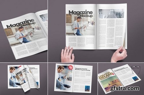Magazine Pages Mockups
