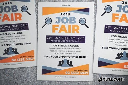 Simple Job Fair Event Flyer