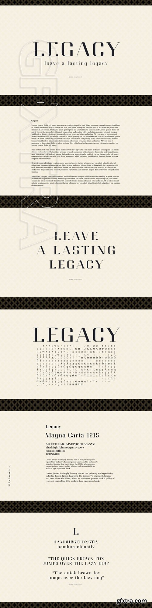 Legacy - High Class Serif