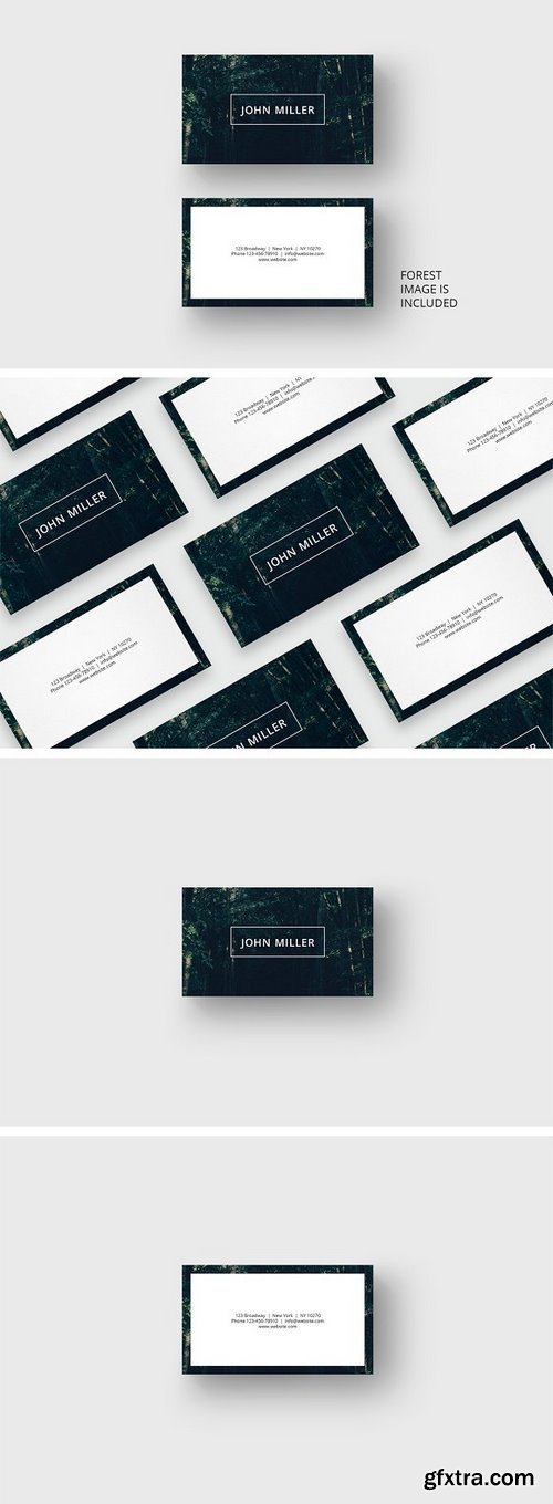 CM - Forest business card template 1689350