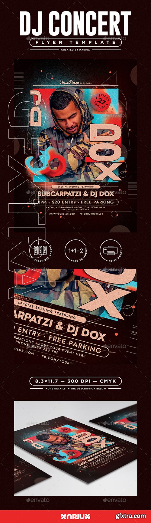 GraphicRiver - DJ Concert Flyer Template 22359175