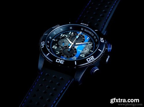 Photigy - How to Photograph Products using Optical Spot: BTS of a watch shot