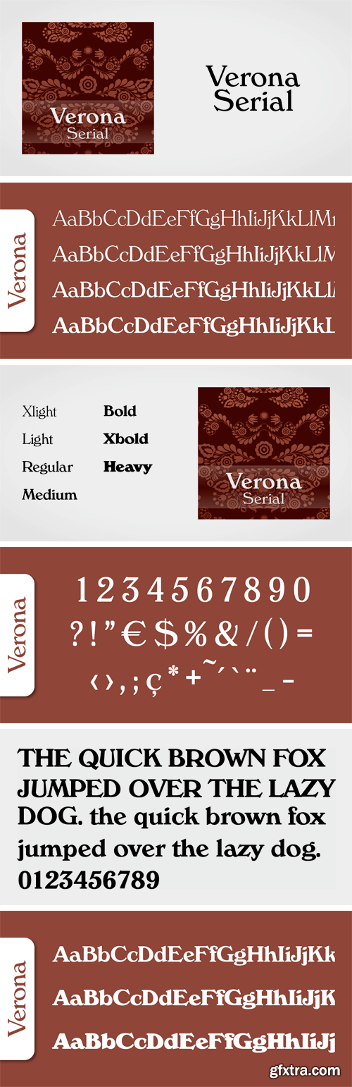Verona Serial Font Family