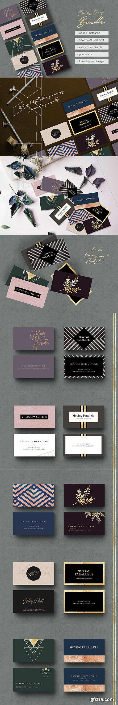 Elegant Gold Business Cards