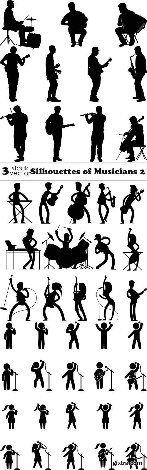 Vectors - Silhouettes of Musicians 2