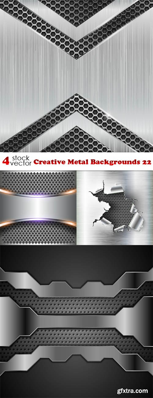 Vectors - Creative Metal Backgrounds 22