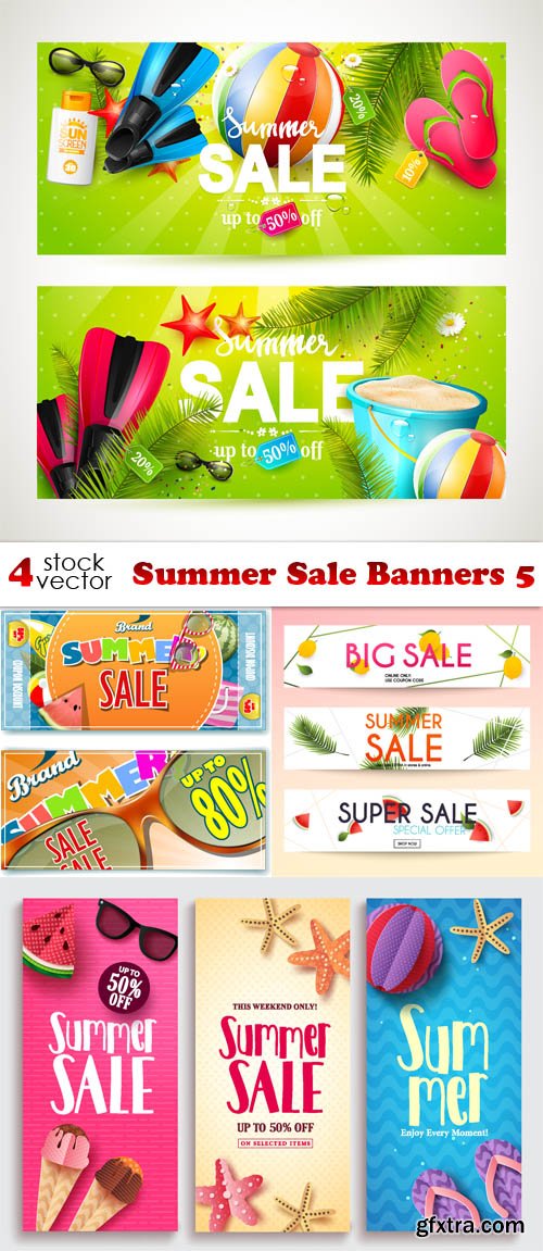 Vectors - Summer Sale Banners 5
