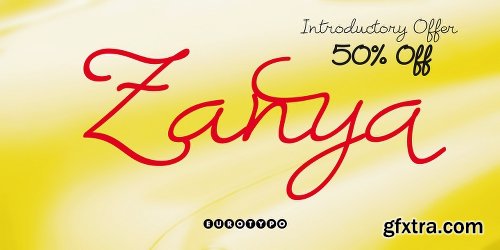 Zanya Font Family - 5 Fonts