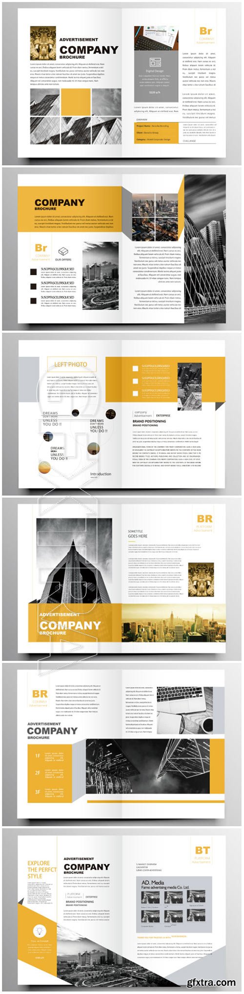 Brochure template vector layout design, corporate business annual report, magazine, flyer mockup # 198