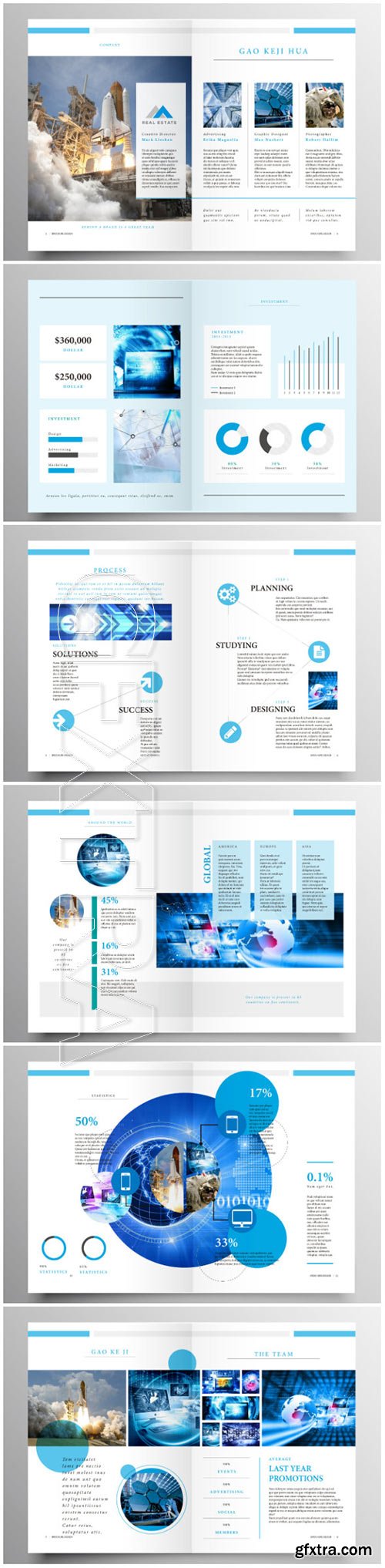 Brochure template vector layout design, corporate business annual report, magazine, flyer mockup # 200