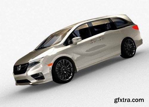 Honda Odyssey 2018 3D Model