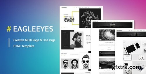 ThemeForest - EAGLEEYES v1.0 - Creative multipages and One page HTML5 Template - 16046901