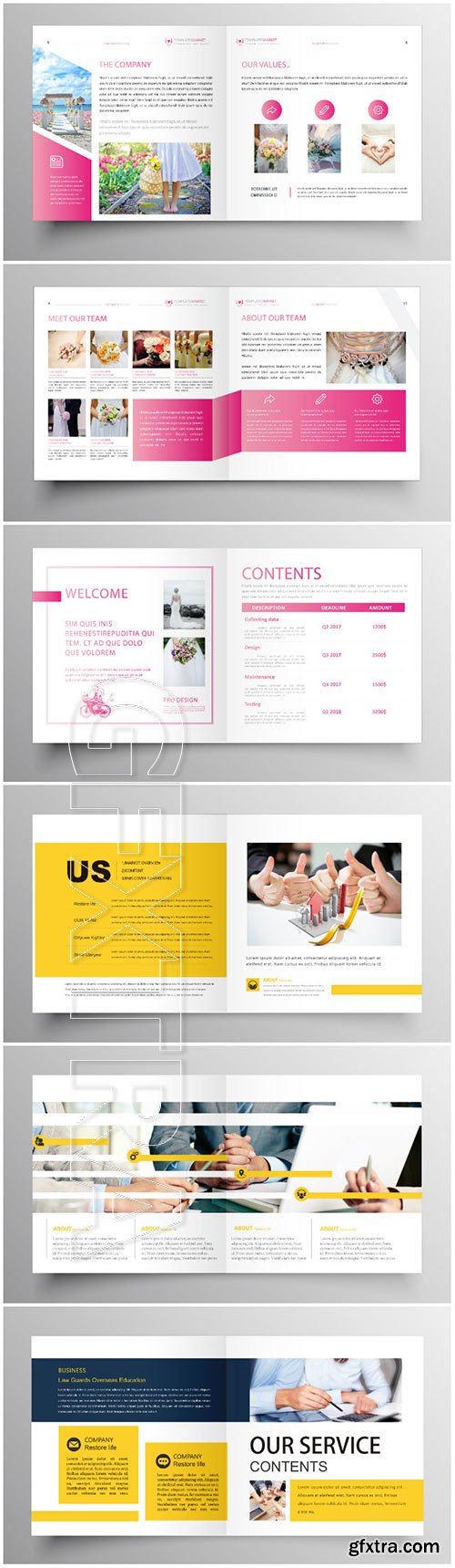 Brochure template vector layout design, corporate business annual report, magazine, flyer mockup # 205