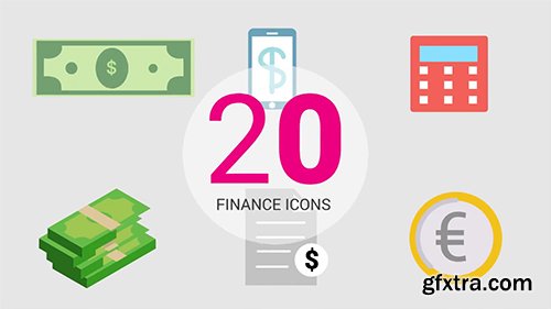 Infographic Presets: 20 Finance Icons 97631