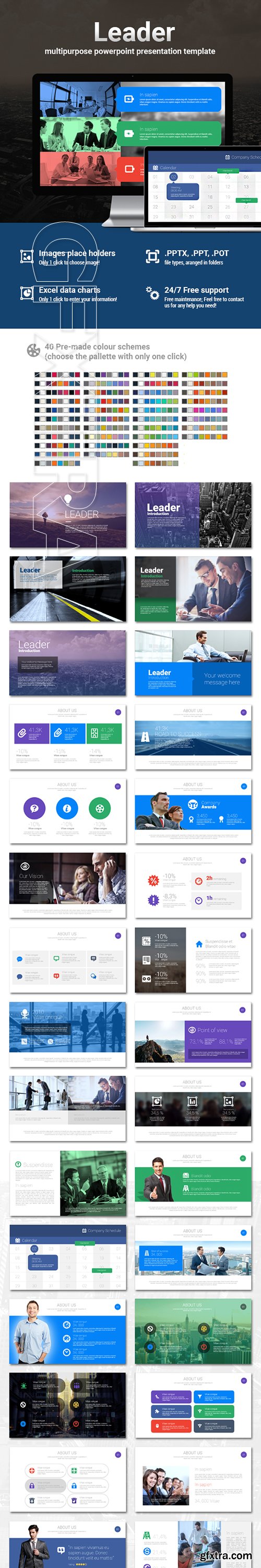 GraphicRiver - Leader Powerpoint Presentation Template 22385544